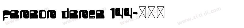 feneon dense 144字体转换
